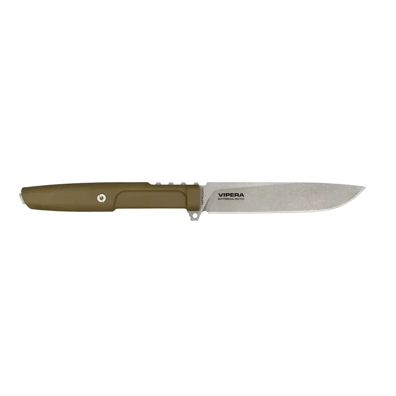 Extrema Ratio Vipera Nitrogen - 4.56" Nitrogen Stainless Steel Blade HCS Forprene Handle Cyclaire Knives and Tools