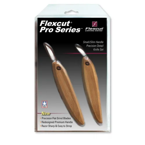 Flexcut Pro Series FP100 Precision Detail 2 Pack with Slim Handles