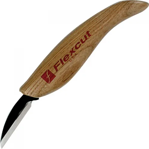 Flexcut KN14 Roughing Knife 2" Carbon Steel Blade, Ash Wood Handle