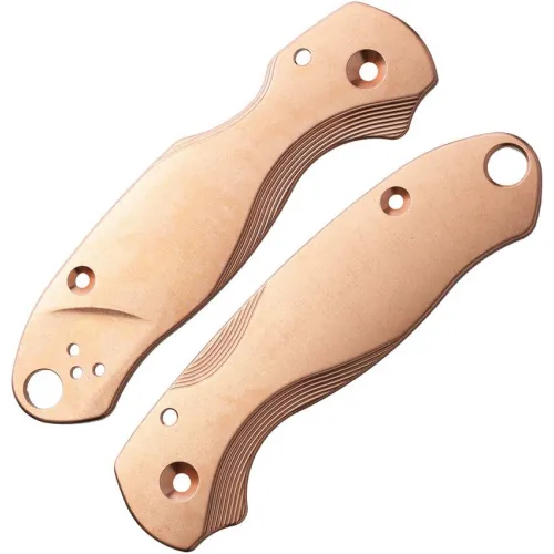 Flytanium Lotus Copper Scales for Spyderco Paramilitary 3