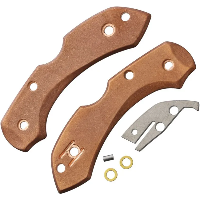Flytanium Copper Scales Kit for Spyderco Dragonfly Cyclaire Knives and Tools