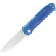 Flytanium Arcade Lite Folding Knife - 3.2" AUS-10A Steel Blade Ocean Blue Polycarbonate Handle Cyclaire Knives and Tools
