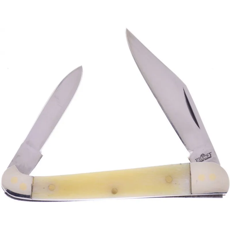 Frost Cutlery UK EDC Litte Copperhead White Bone Dual Blade Pocket Knife  Cyclaire Knives and Tools