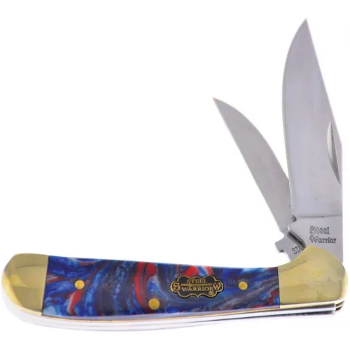 Frost Cutlery Steel Warrior Locking Copperhead America Dual Blade