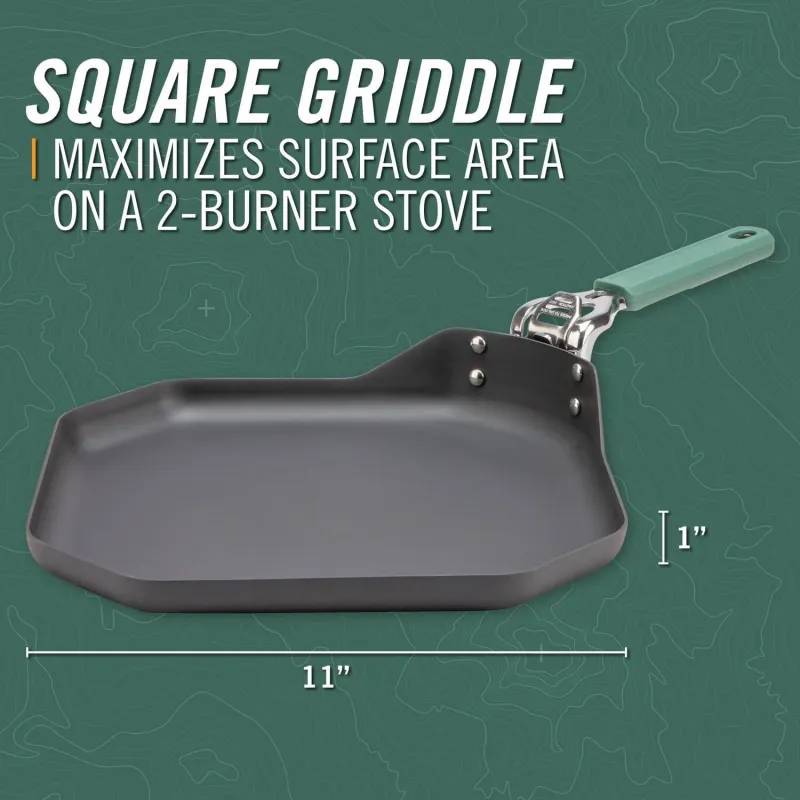 Gerber ComplEAT Packable Square Griddle Pan Cyclaire Knives and Tools