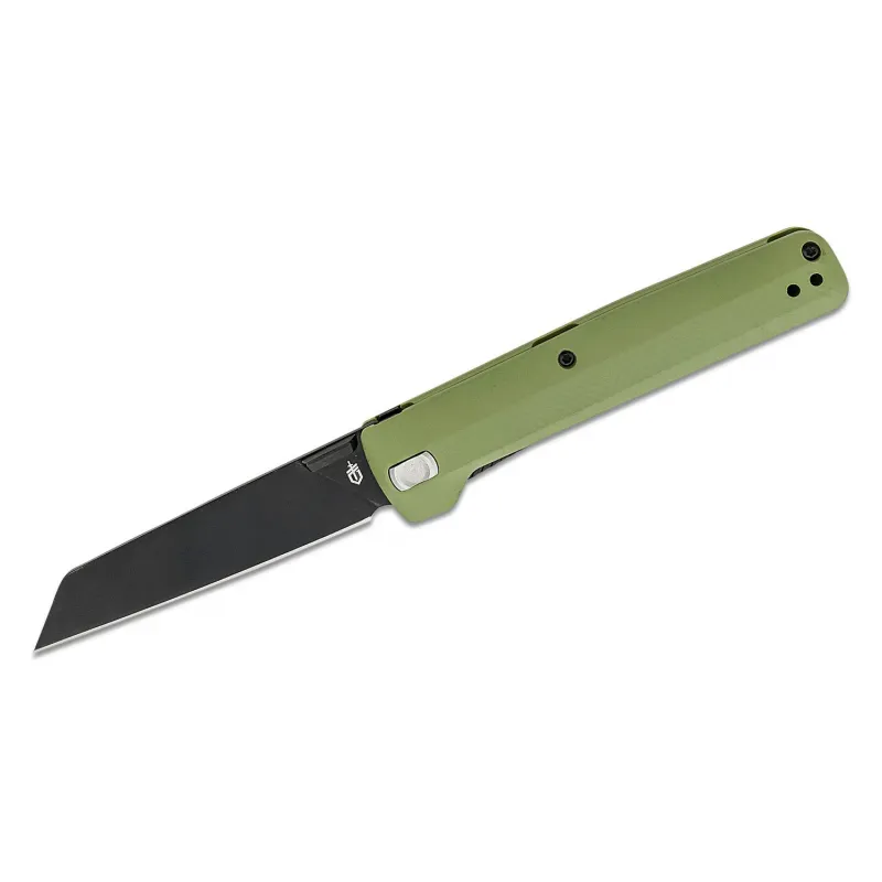 Gerber Pledge Folding Knife - 3.7" Blade Lichen Green Handle Cyclaire Knives and Tools
