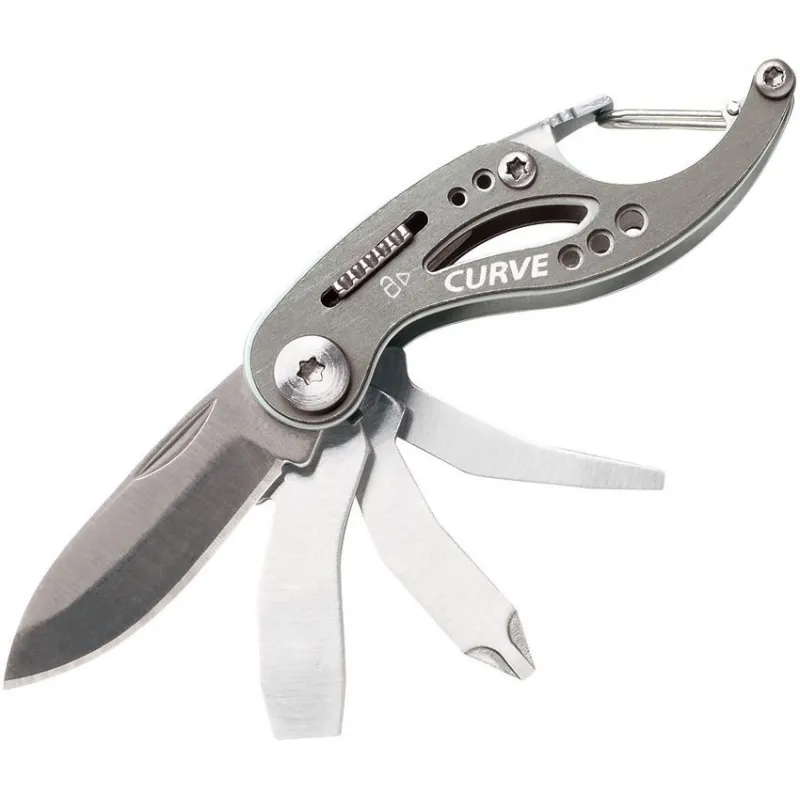 Gerber Curve Grey Keychain Mini Multi-Tool Cyclaire Knives and Tools