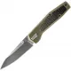 Gerber Fuse Folding Knife 3.37" Stonewashed Drop Point Plain Blade, Flat Sage Green GRN Handles Cyclaire Knives and Tools