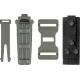 Gerber StrongArm Camp Green - 4" 420HC Stainless Drop Point Blade Green Textured Handle MOLLE Belt Sheath Cyclaire Knives and Tools