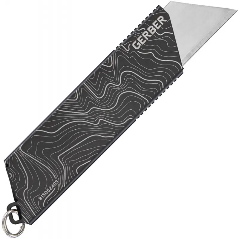Gerber Exchange A Blade EAB Mini - Black Topography Handle Artwork Cyclaire Knives and Tools