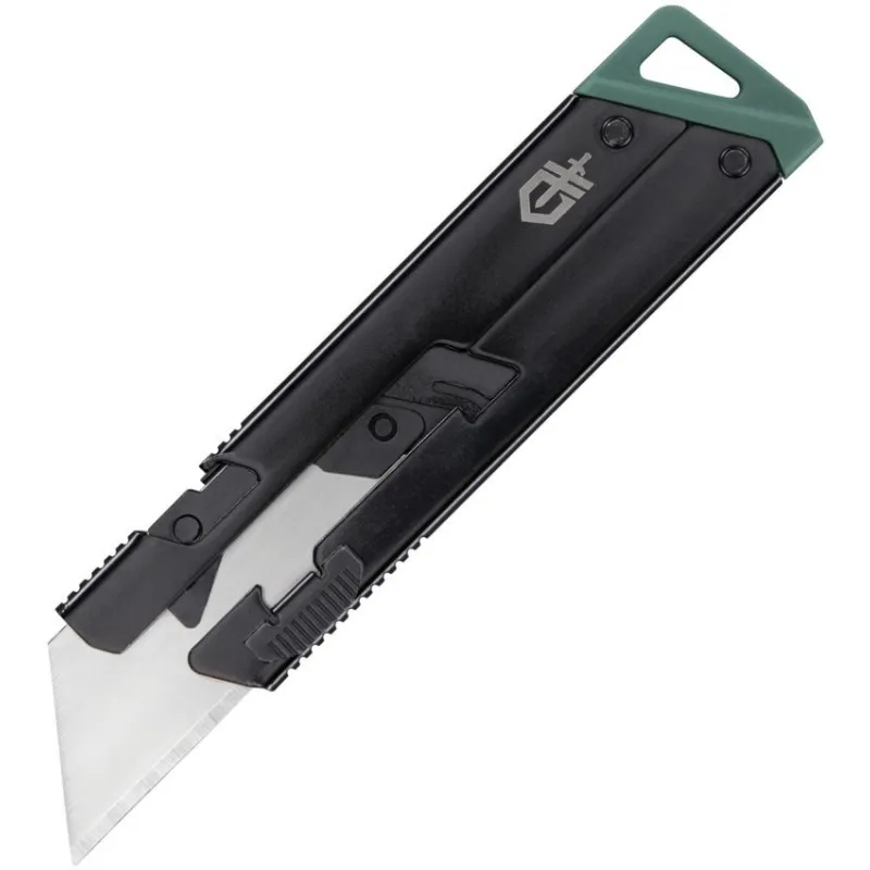 Gerber Exchange A Blade EAB Slim Slide Utility Knife - Black Stainless Steel Handle Cyclaire Knives and Tools