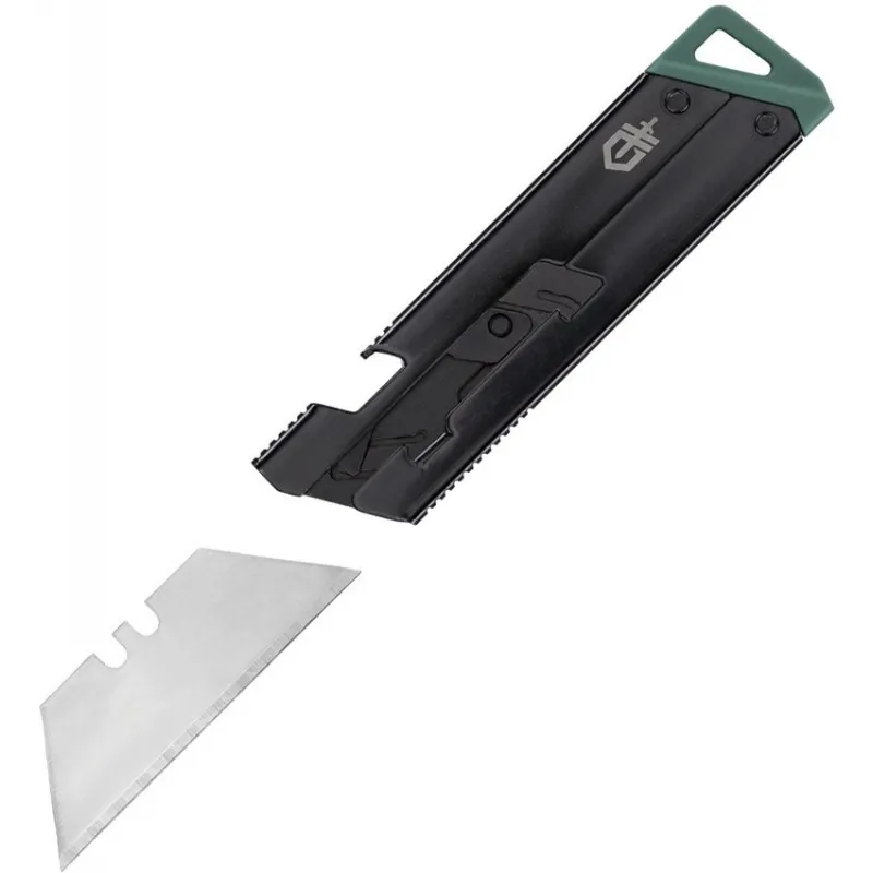 Gerber Exchange A Blade EAB Slim Slide Utility Knife - Black Stainless Steel Handle Cyclaire Knives and Tools