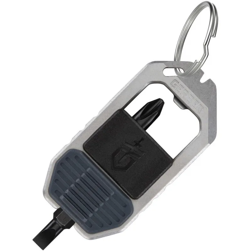 Gerber Driver Keychain Mini Bit Driver Multi-Tool - Urban Blue Handle Cyclaire Knives and Tools
