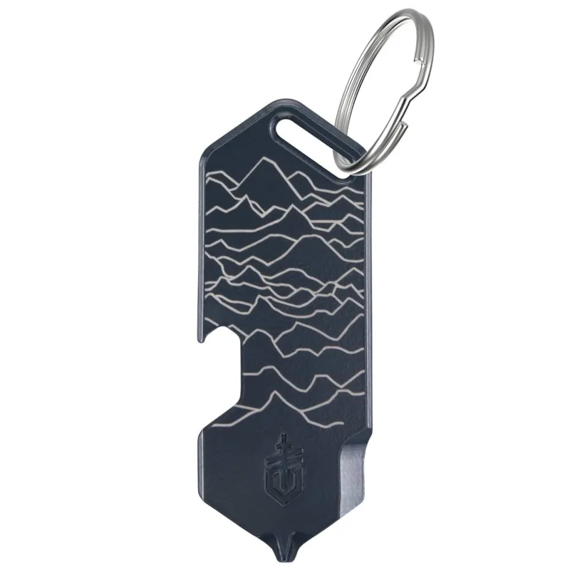 Gerber Shard DT Keychain Mini Multi-Tool - Urban Blue Hills Stainless Steel Cyclaire Knives and Tools