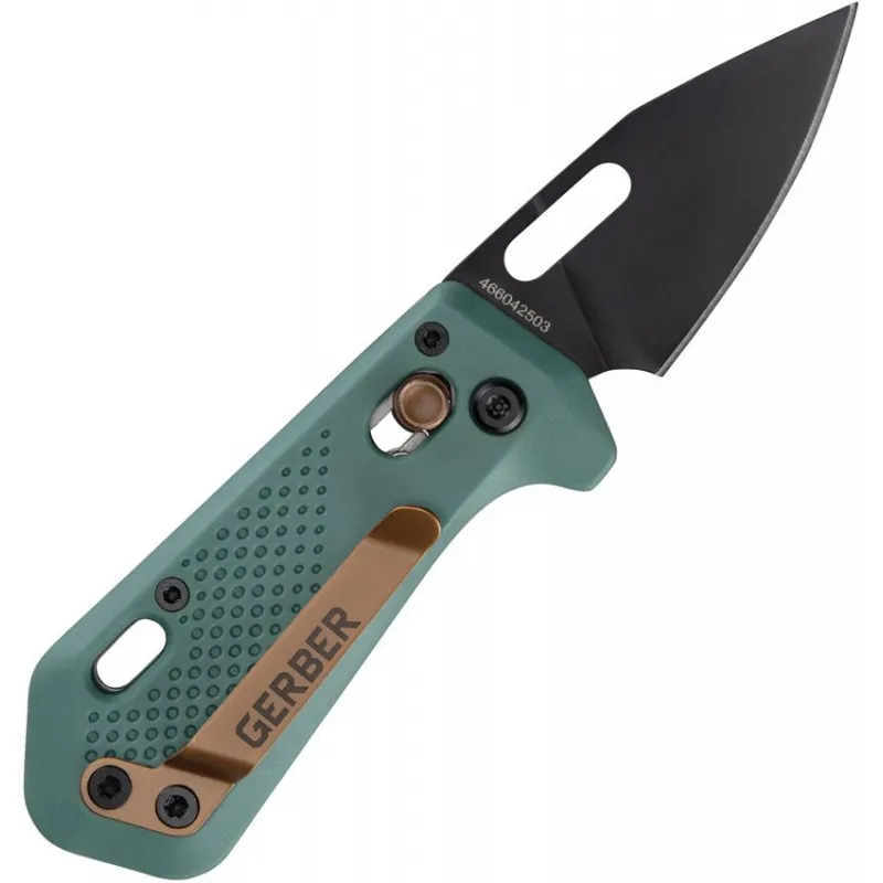  Gerber Nectar Baltic Haze Pocket Knife - 2" Black 440 Stainless Steel Blade Baltic Haze Textured Handle Cyclaire Knives and Tools