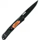 Gerber Affinity Folding Knife - 3.7" Black DP Blade Copper and Black Stainless Steel Handle Cyclaire Knives and Tools