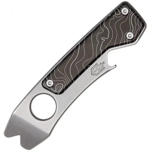 Gerber Chonk Pry Bar Special Offer - Black Aluminium Onlay with Laser Etching
