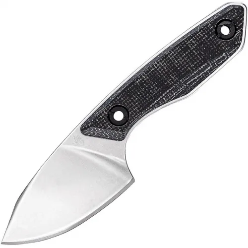 Gerber Stowe Fixed Blade Knife - 2.5" Stonewashed CP Blade Micarta Handle Yellow Leather Sheath