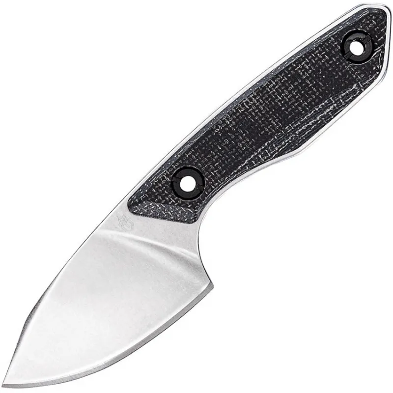 Gerber Stowe Fixed Blade Knife - 2.5" Stonewashed CP Blade Micarta Handle Yellow Leather Sheath Cyclaire Knives and Tools