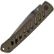 Gerber Affirm Folding Knife - 3.5" Stonewashed CP Blade Slotted Green Aluminum Handle Cyclaire Knives and Tools