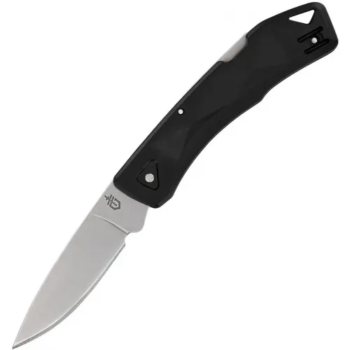 Gerber LST Ultra Folding Knife Black - 2.88" 420HC Stainless Drop Point Blade Black Handle