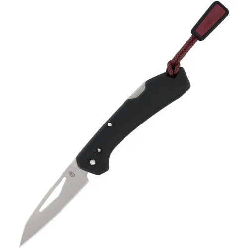 Gerber LST Mini Folding Knife Black - 1.75" 440A Stainless Wharncliffe Blade Black Handle