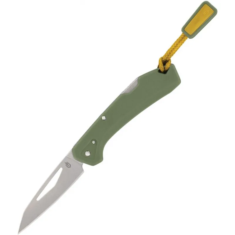 Gerber LST Mini Folding Knife Green - 1.75" 440A Stainless Wharncliffe Blade Green Handle Cyclaire Knives and Tools