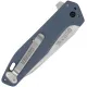 Gerber Fastball Folding Knife - 3" CPM-MagnaCut Stonewashed Wharncliffe Blade Blue Aluminum Handle Cyclaire Knives and Tools