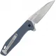 Gerber Fastball Folding Knife - 3" CPM-MagnaCut Stonewashed Wharncliffe Blade Blue Aluminum Handle Cyclaire Knives and Tools