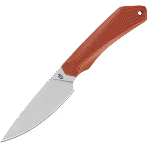 Gerber Forefront Fixed Blade Knife - 4" 420HC Stainless Steel Blade Orange GFN Handle with Rubber Insert