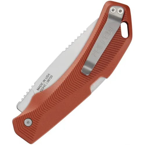  Gerber Forefront Folding Knife - 3.63" 420HC Stainless Steel Blade Burnt Orange Handle