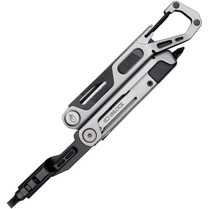 Gerber Stakeout Drive Multi-Tool Black & Silver 10 Function Stainless Steel Multi-Tool Cyclaire Knives and Tools