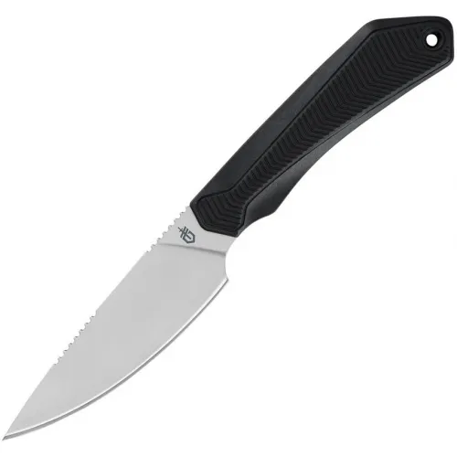  Gerber Forefront Fixed Blade Knife - 4" 420HC Stainless Steel Blade Black GFN Handle with Rubber Insert