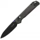 Kizer Begleiter 2.9 Folding Knife - 2.9" Black PVD Coated CTS-BD1 Stainless Blade Black UltreX Micarta Handle Cyclaire Knives and Tools