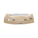 Helle Berget 763 Folding Knife - 2.16" 12C27 Stainless Steel Blade Beige Canvas Micarta Handle Cyclaire Knives and Tools