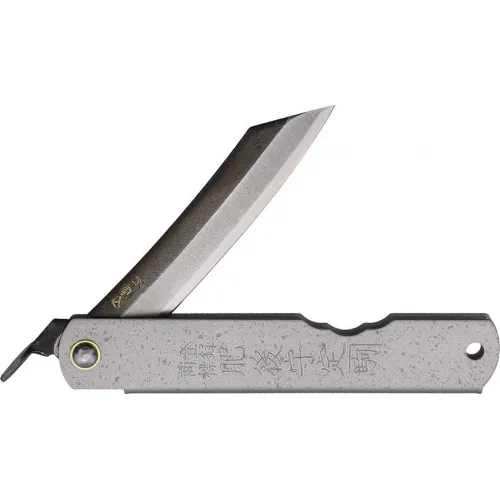 Higonokami No.9 Japanese UK EDC Folding Knife - 3" SK Carbon Steel Blade Steel Handle