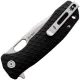 Honey Badger Large Folding Knife - 3.63" 8Cr13MoV Tanto Blade Black FRN Handle Liner Lock Cyclaire Knives and Tools