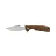 Honey Badger Small Folding Knife - 2.81" 8Cr13MoV Clip Point Blade Tan FRN Handle Liner Lock Cyclaire Knives and Tools
