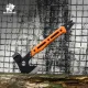 HX Outdoors Ironside Orange Camp Hatchet - 420 Steel Orange G10 Handle Cyclaire Knives and Tools
