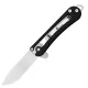 HX Outdoors UK EDC Vertex Folding Knife - 2.68" VG-10 Stainless Steel Blade Black G10 Handle Cyclaire Knives and Tools