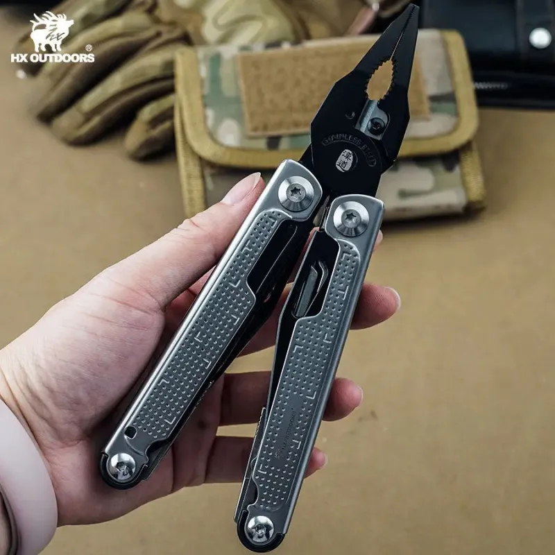 HX Outdoors Eaglite Multi-Tool Black and Silver Cyclaire Knives and Tools
