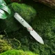 HX Outdoors Hyla Button Lock Pocket Knife - 2.91" 14C28N Blade Natural Green Handle Cyclaire Knives and Tools