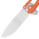 HX Outdoors UK EDC Vertex Folding Knife - 2.68" VG-10 Stainless Steel Blade Orange G10 Handle Cyclaire Knives and Tools