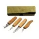 BeaverCraft S09L - 5 Piece Spoon and Wood Carving Set Left Handed Version Cyclaire Knives and Tools