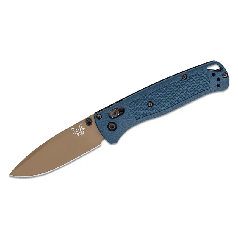 Benchmade 535FE-05 Bugout Folding Knife Crater Blue - 3.24" S30V Blade Crater Blue Handle Cyclaire Knives and Tools