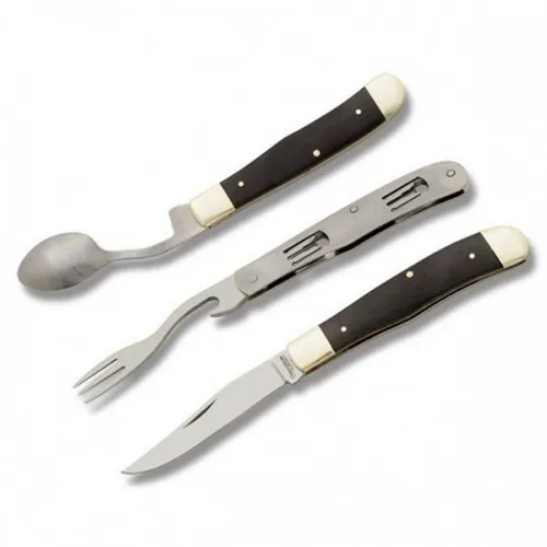 Boker Magnum Bon Appetite UK EDC Pocket Fork Spoon and Knife Kit