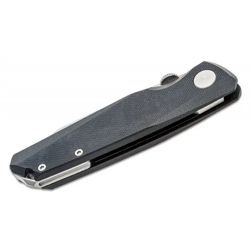 Boker Poltergeist Works Connector Folding Knife -  2.98" Wharncliffe Blade Black G10 Handle