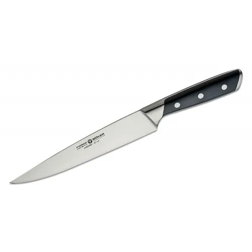 Boker Forge Carving Knife - 7.87" Blade Black Synthetic Handle