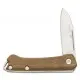 Buck 250 Saunter Drop Point UK EDC Folding Knife OD Green Micarta Handle Cyclaire Knives and Tools