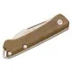 Buck 250 Saunter Drop Point UK EDC Folding Knife OD Green Micarta Handle Cyclaire Knives and Tools